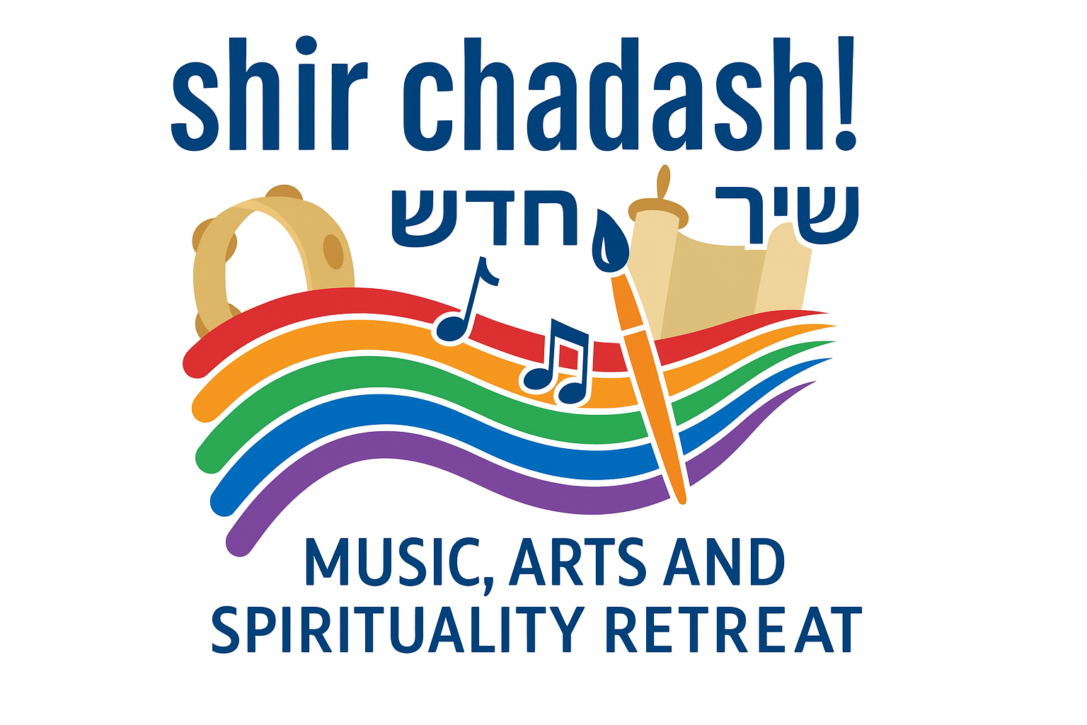 Shir Chadash Logo, Music Arts and Spirituality Retreat